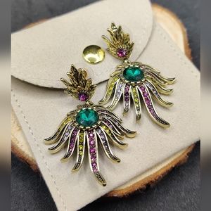 Fashion Luxury Statement Earring High Quality Full Rhinestone Earrings For Women